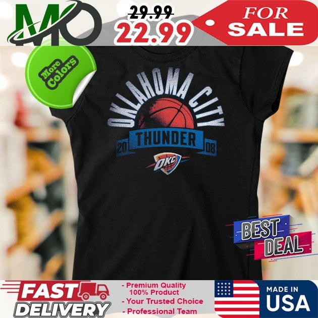 Oklahoma City Thunder ’90s Vintage Style Graphic T-Shirt