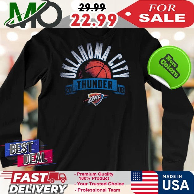 Oklahoma City Thunder ’90s Vintage Style Graphic T-Shirt