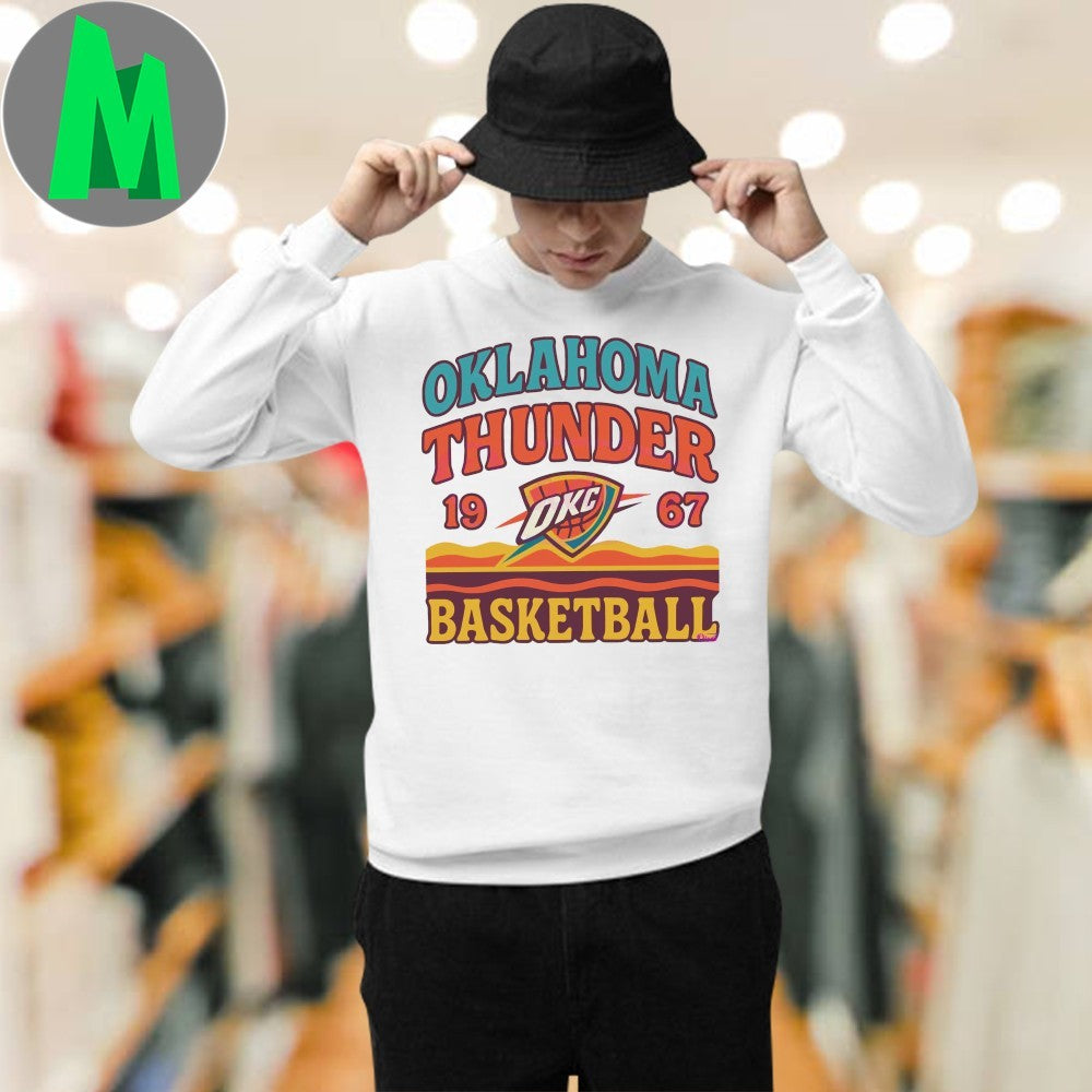 Oklahoma City Thunder Retro Basketball Vintage Game Day Shirt