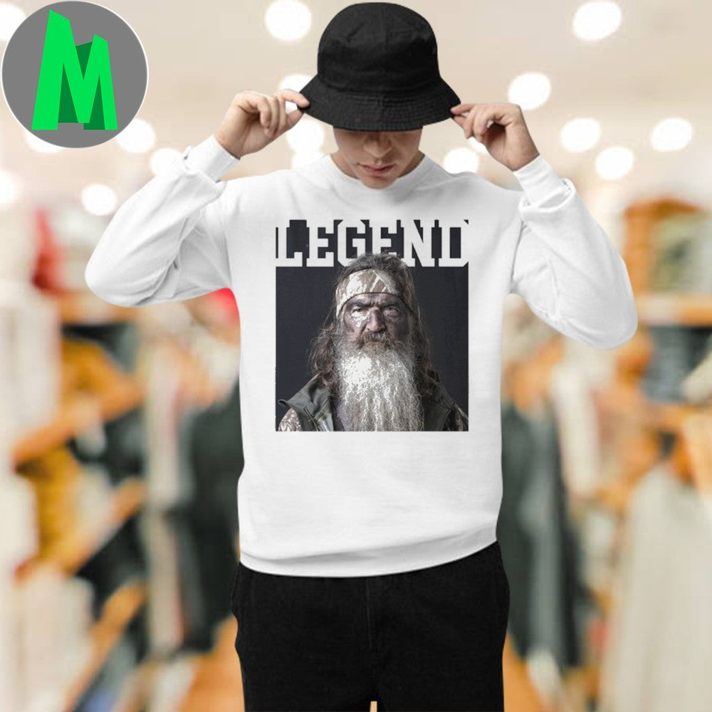 Old Row Outdoors The Phil Robertson Legend Duck Dynasty T-Shirt Southern Lifestyle Tee