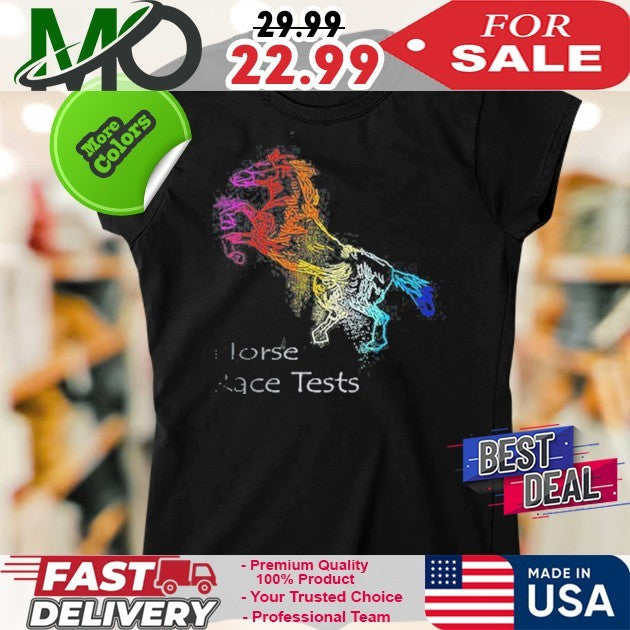 Paradise Fishing Horse Race Tests Shirt