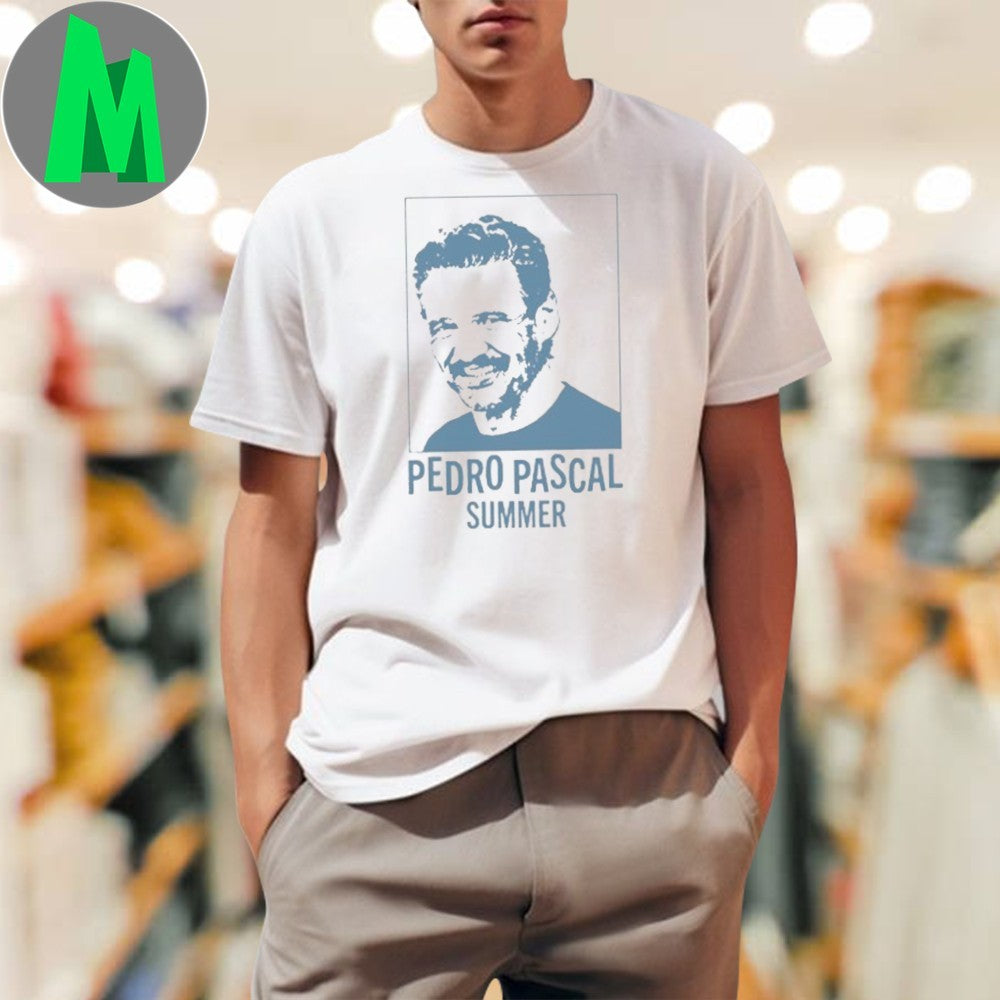 Pedro Pascal Summer Actor Graphic T-Shirt