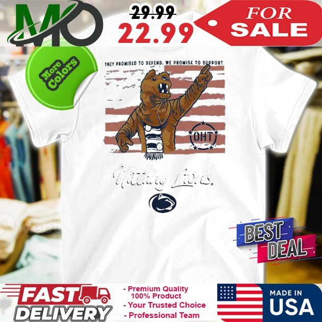 Penn State Nittany Lions They Promised To Defend We Promise To Support Americana Flag Shirt