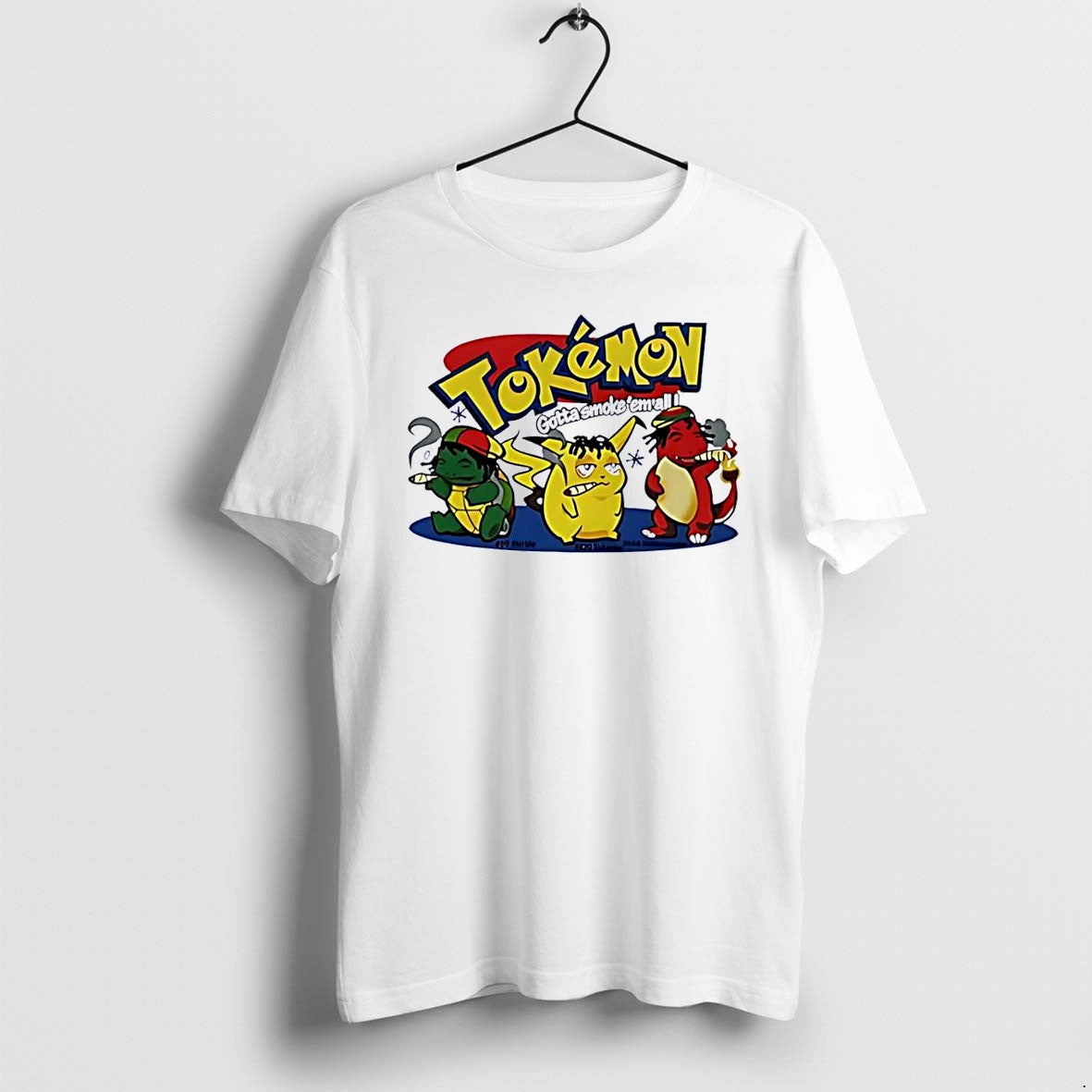 Official Pokemon Tokemon Gotta Smoke Em All White T Shirts Jpg