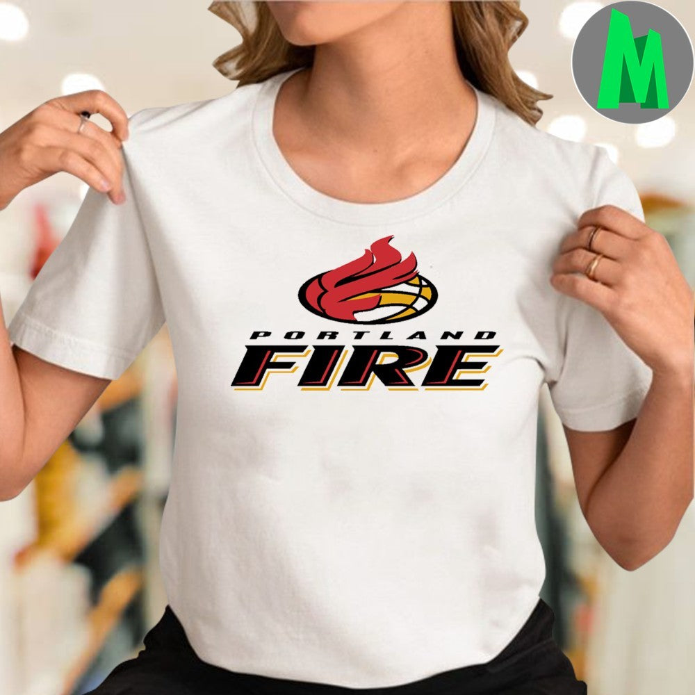 Portland Fire WNBA Team Logo Basketball T-Shirt