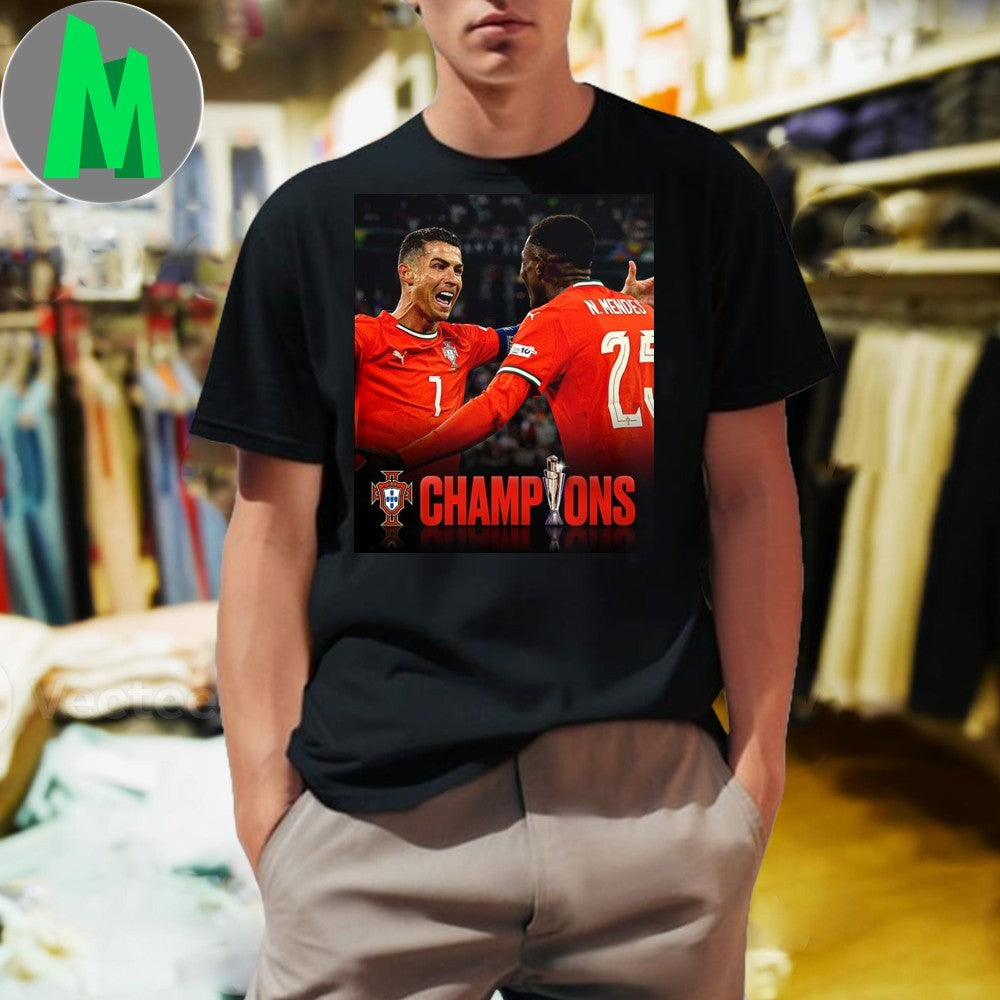 Portugal Win Nations League 2025 Second Time’s A Charm Shirt