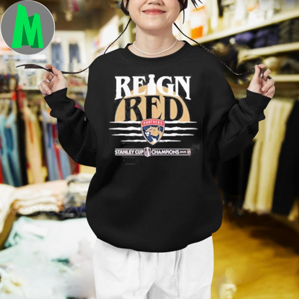 Reign Red 2025 Stanley Cup Champions Hometown Florida Panthers Shirt