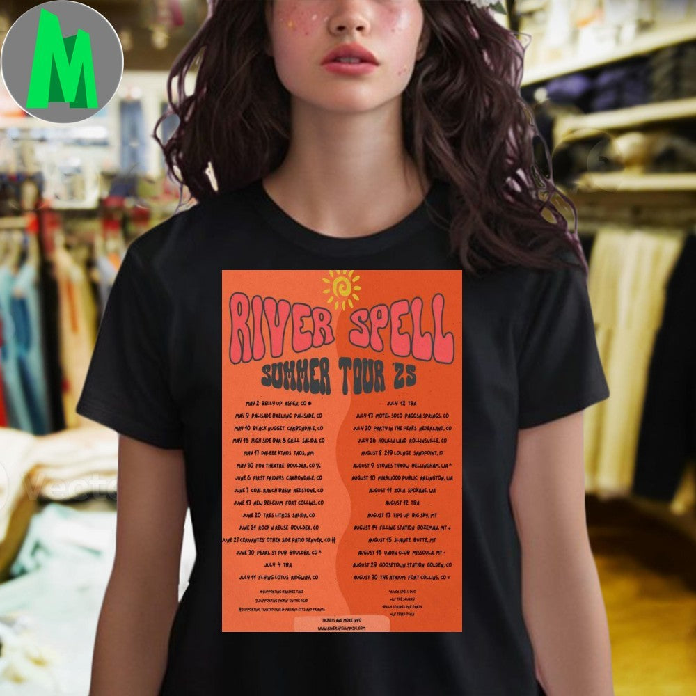 River Spell Summer Tour 2025 Poster Shirt