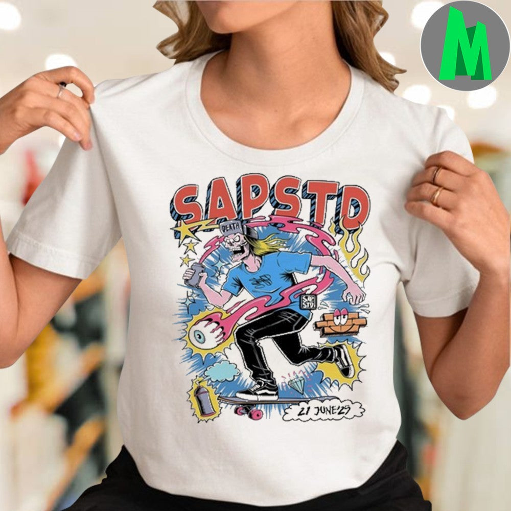 SAPSTD Go Skateboarding Day June 21, 2025 Graphic T-Shirt