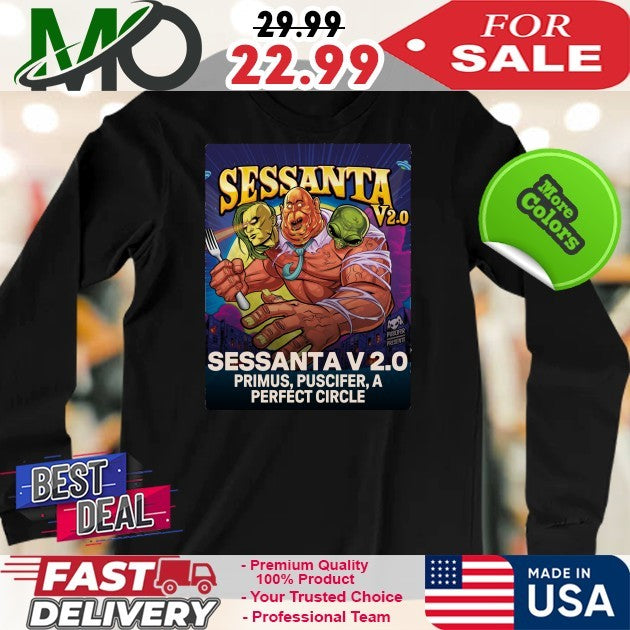 Sessanta V2.0 Sessanta V2.0 Primus Puscifer A Perfect Circle Shirt