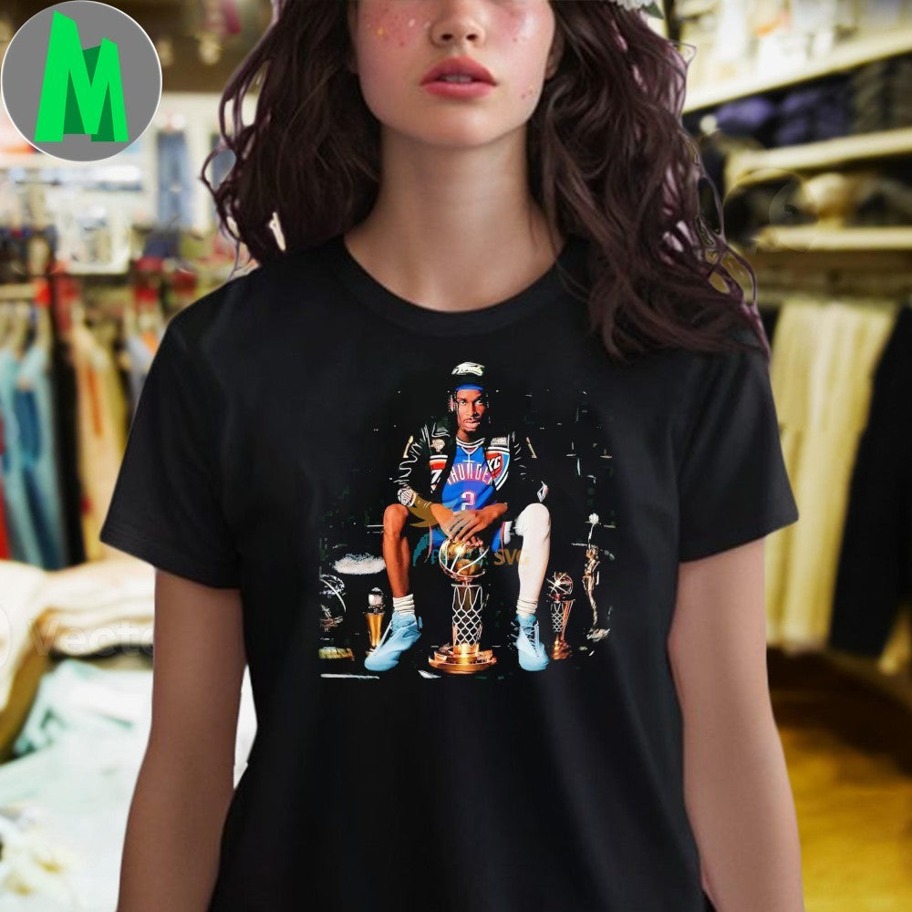 Shai Gilgeous Alexander 2025 Thunder Legacy Championship Throne Shirt