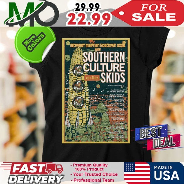 Southern Culture On The Skids Midwest Martian Hoedown 2025 Poster Shirt