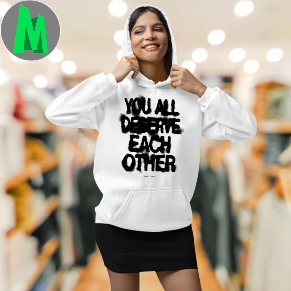 Spiritbox You All Deserve Each Other Lyrics T-Shirt Metalcore Band Tee Music Fan Apparel