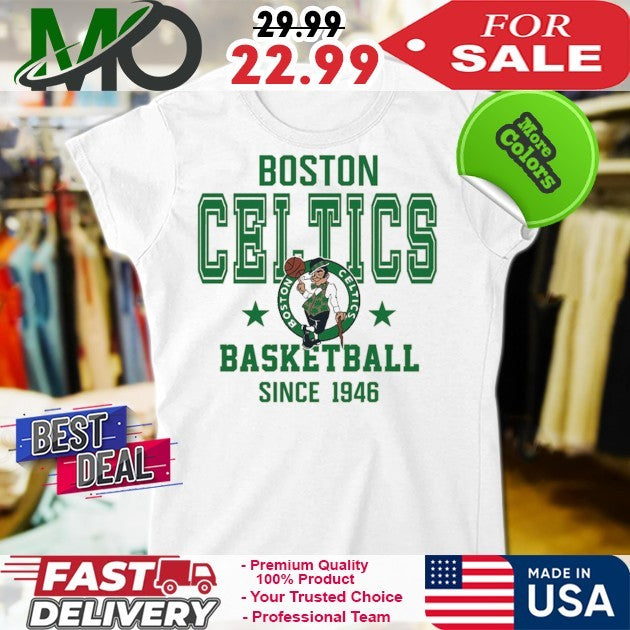 Sportiqe Cream Boston Celtics Duke Shirt