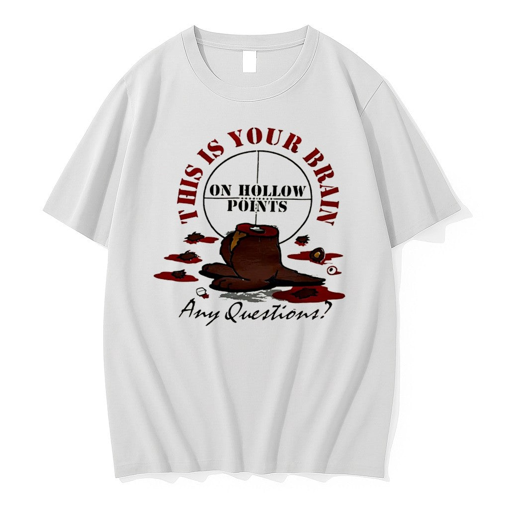 Official Squirrel This Is Your Brain One Hollow Points Tee T Shirts Jpg