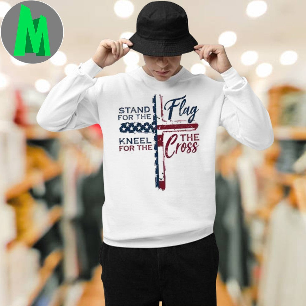 Stand For The Flag Kneel For The Cross Shirt