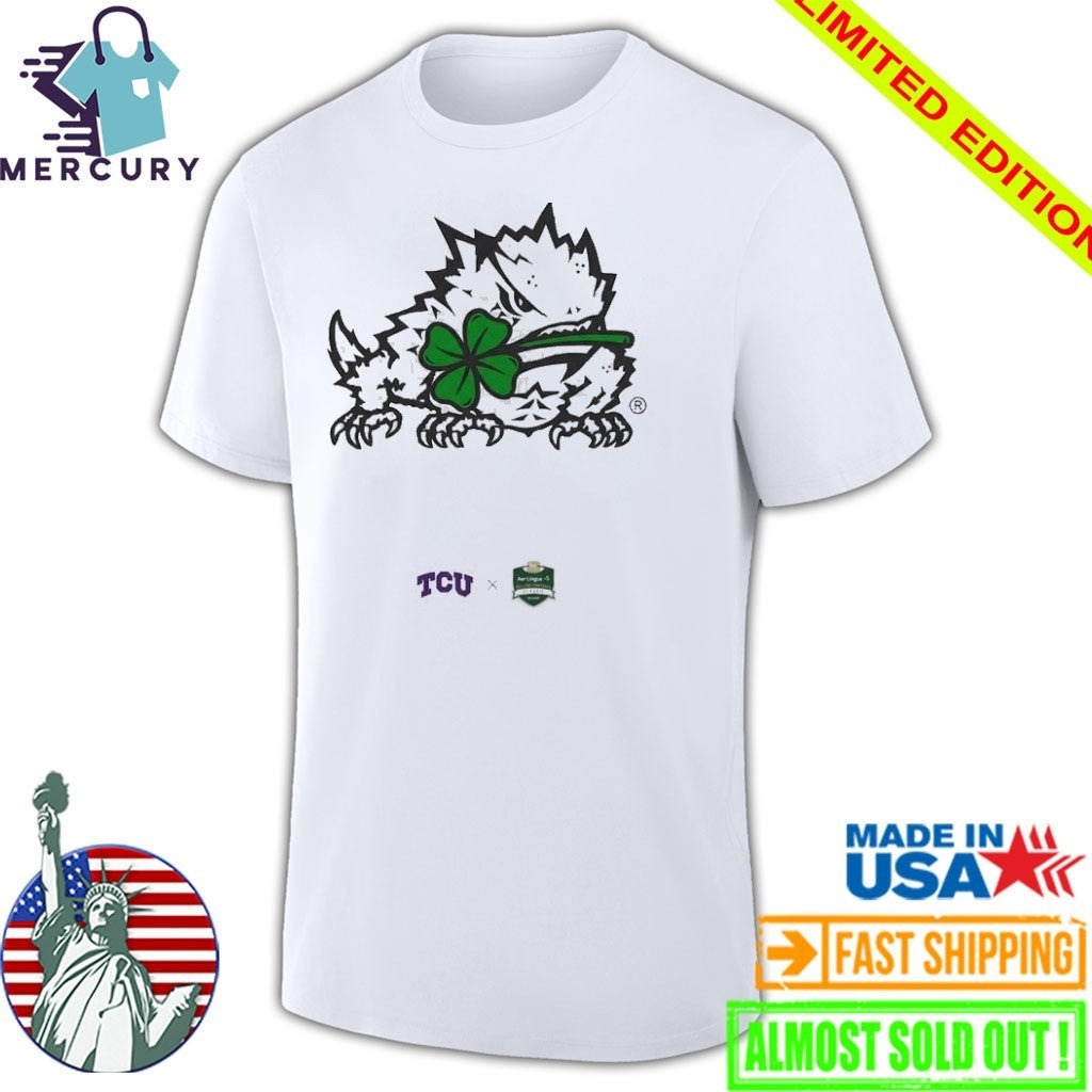 TCU SuperFrog Mascot Four-leaf Clover Shirt