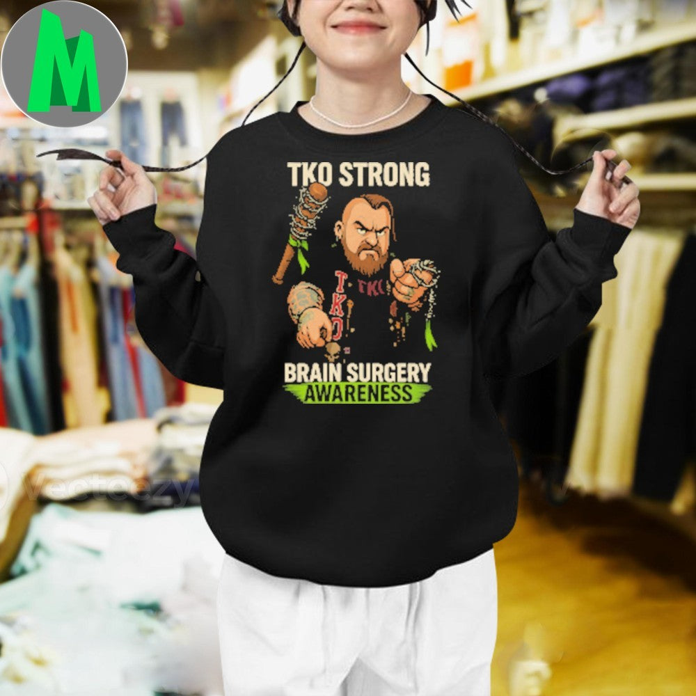 TKO Strong Brain Surgery Awareness Graphic T-Shirt