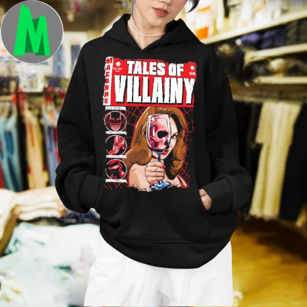 Tales of Villainy Comic Book Style Horror Fan T-Shirt