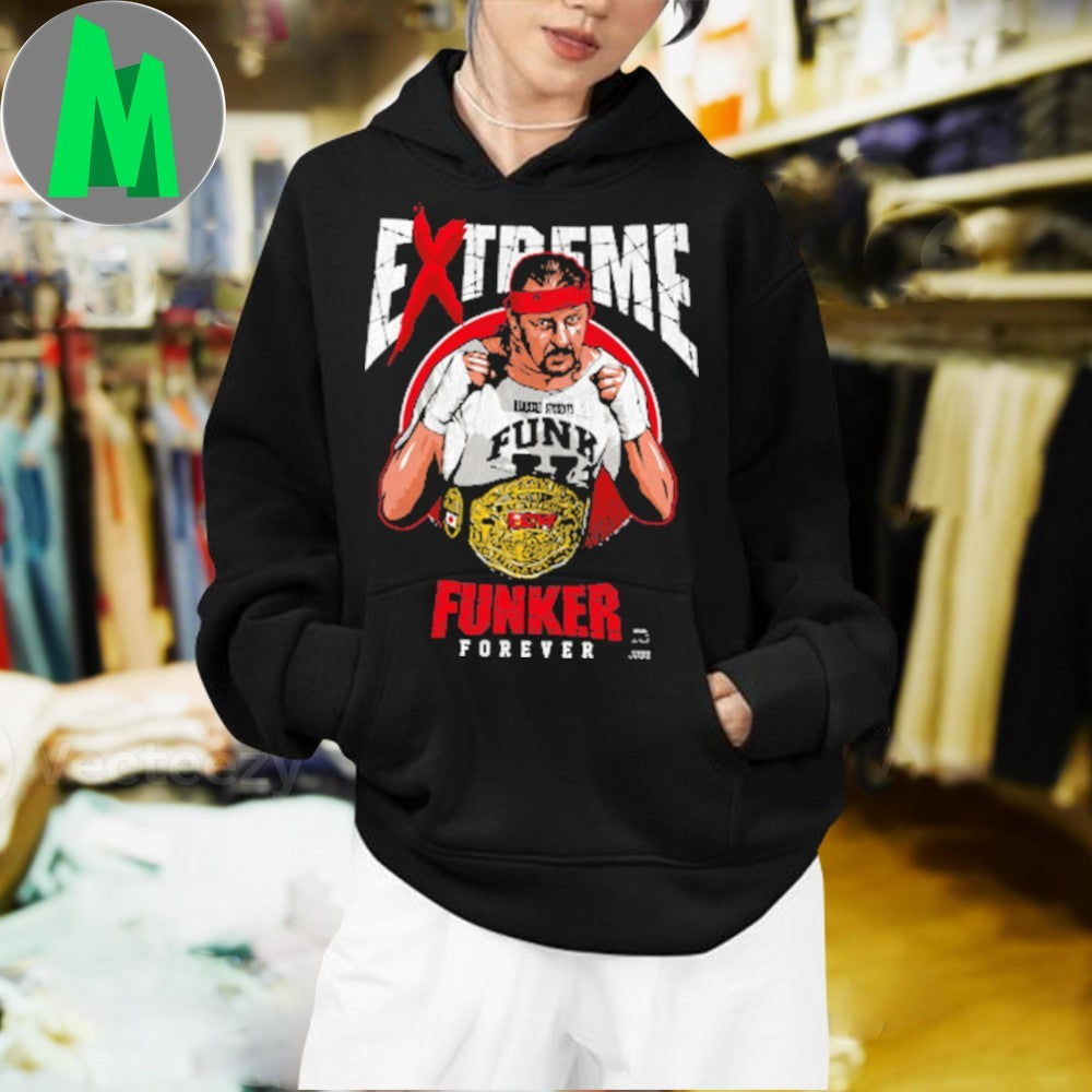 Terry Funk Extreme Funker Forever Wrestling Champion T-Shirt