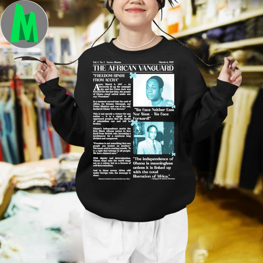 The African Vanguard Ghana Independence Newspaper Shirt