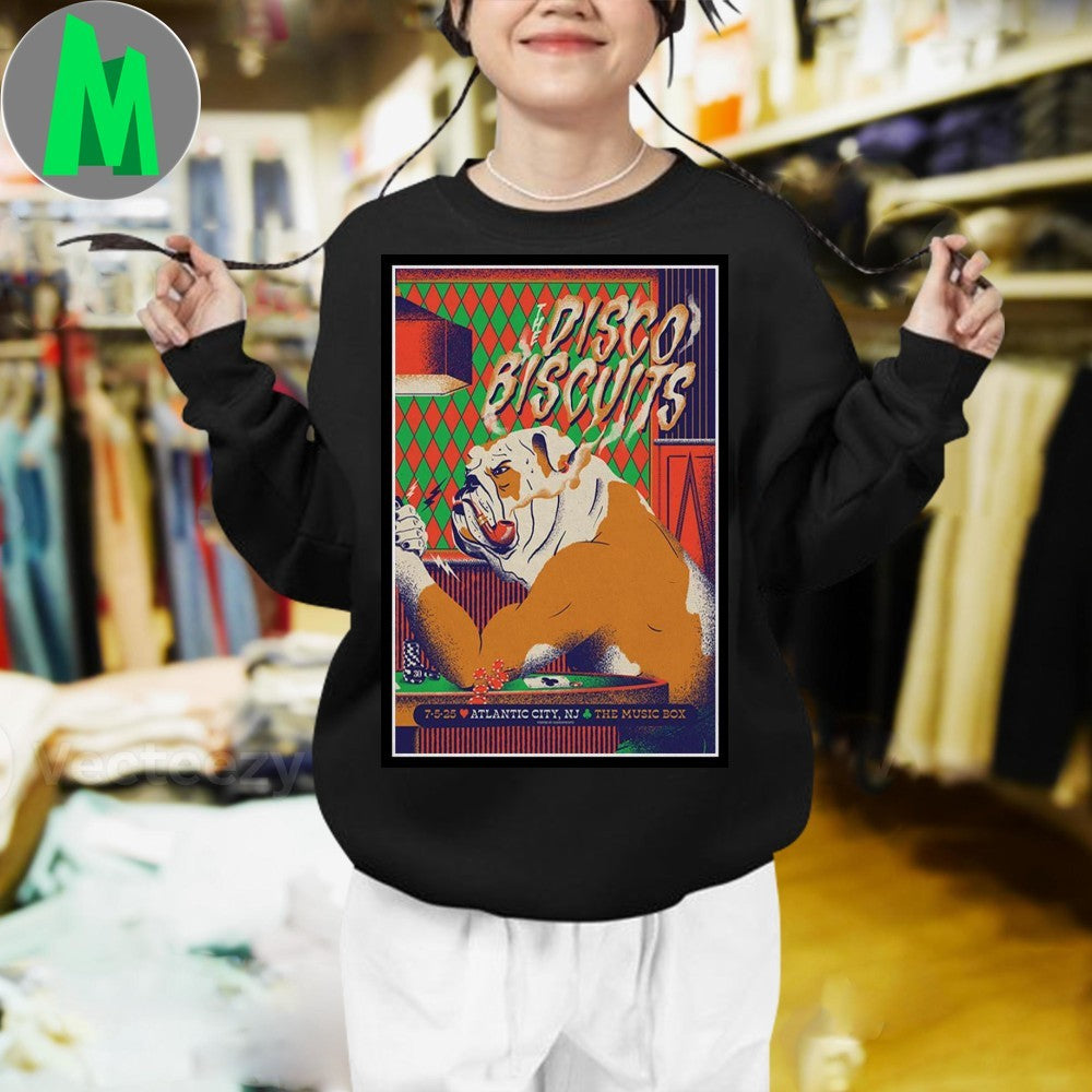 The Disco Biscuits Live 2025 The Music Box at the Borgata in Atlantic City Poster Shirt