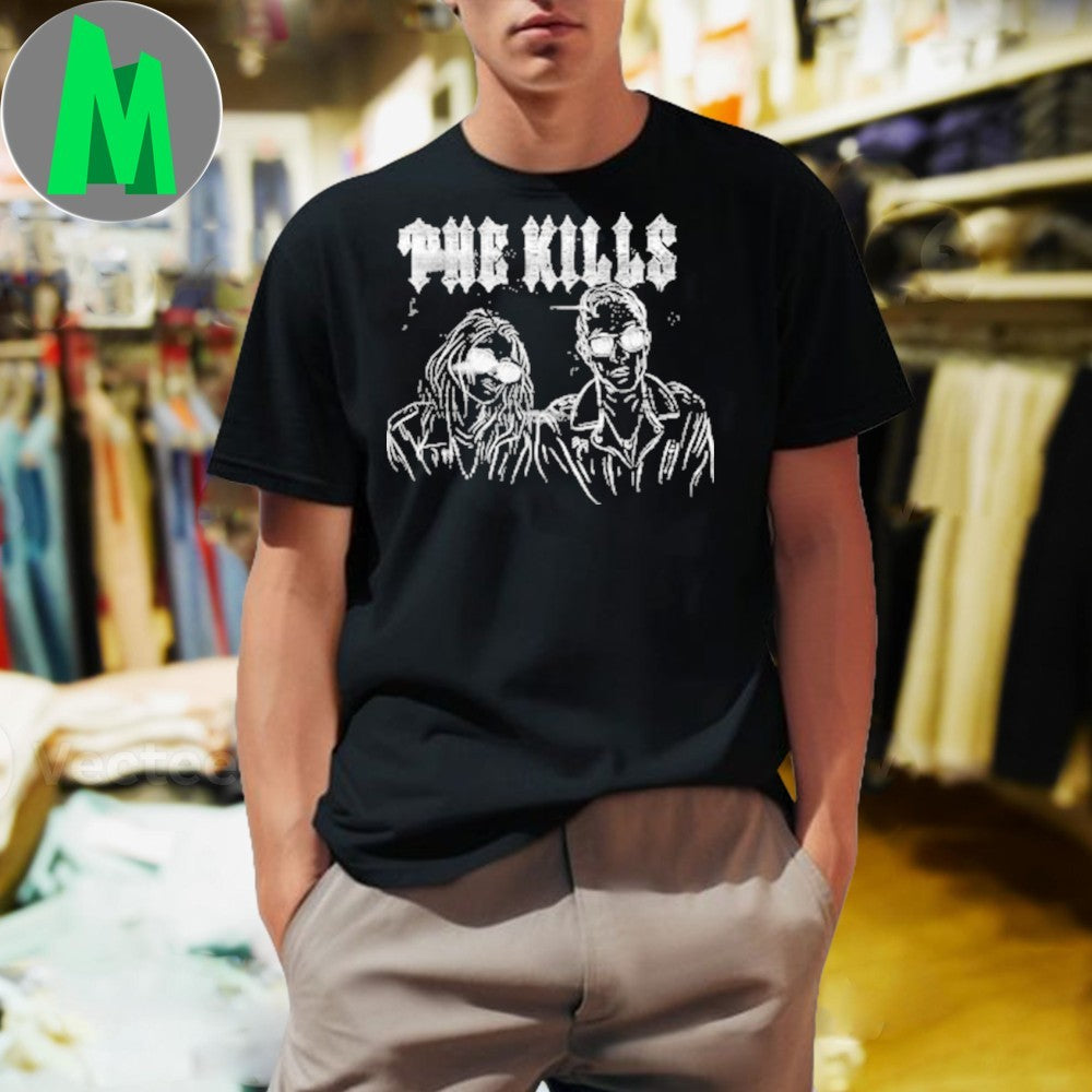 The Kills Merch Store Shop Xerox Sketch Shirt