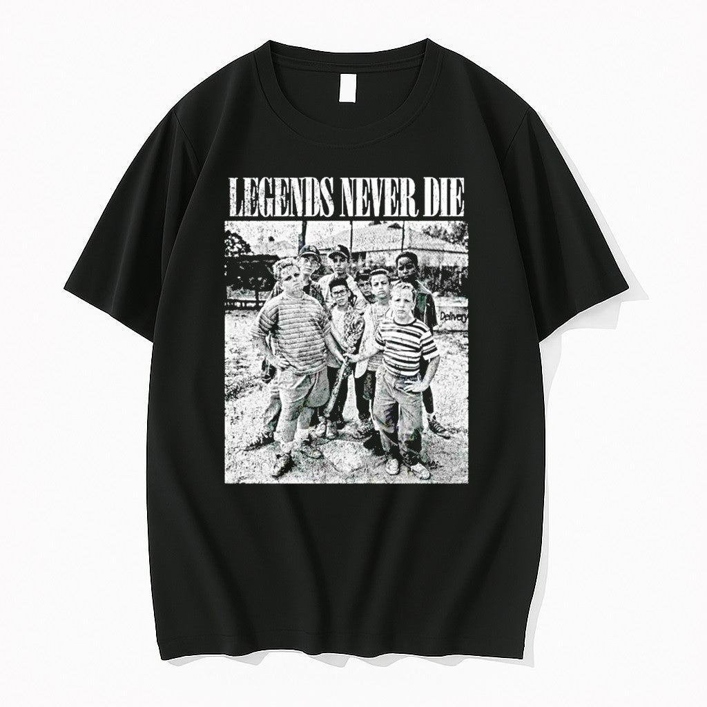 Official The Sandlot Baseball Squad Crew Legends Never Die T Shirts Jpg
