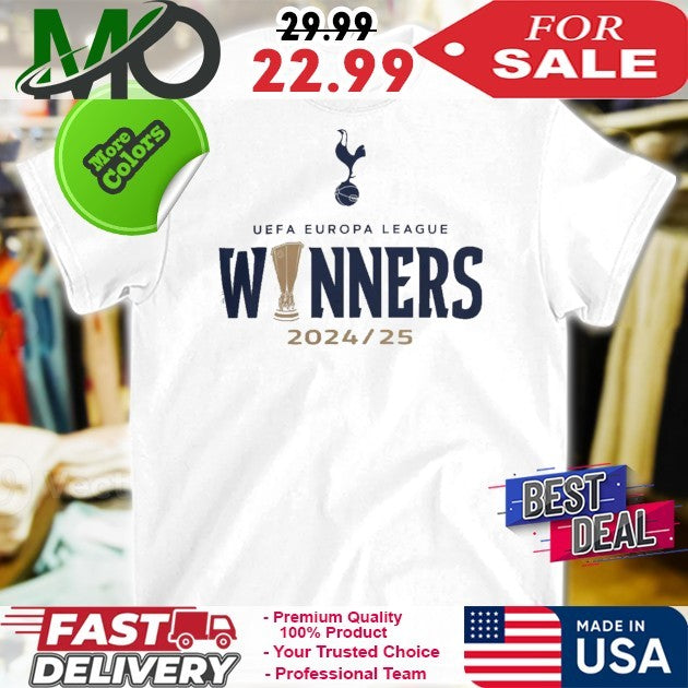 Tottenham Hotspur Europa League 2025 Winners Shirt