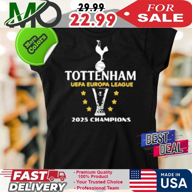 Tottenham Hotspur UEFA Europa League Champions 2025 Commemorative Fan Shirt