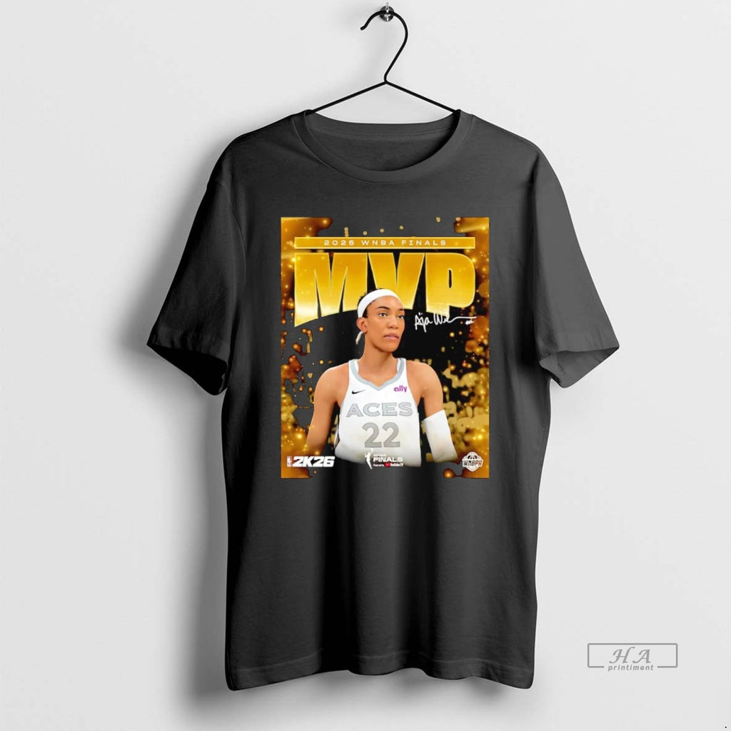 Official Trendy Aja Wilson 2025 Wnba Finals Mvp Signature