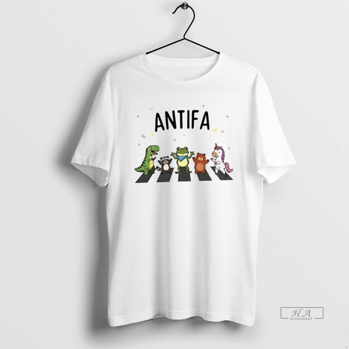 Official Trendy Antifa Portland Frog Abolish Ice Anti Fascism Protest Abbey Road