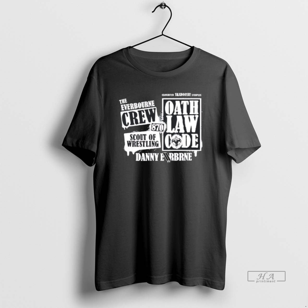 Official Trendy Danny Everbourne The Everbourne Crew Scout Of Wrestling Oath Law Code