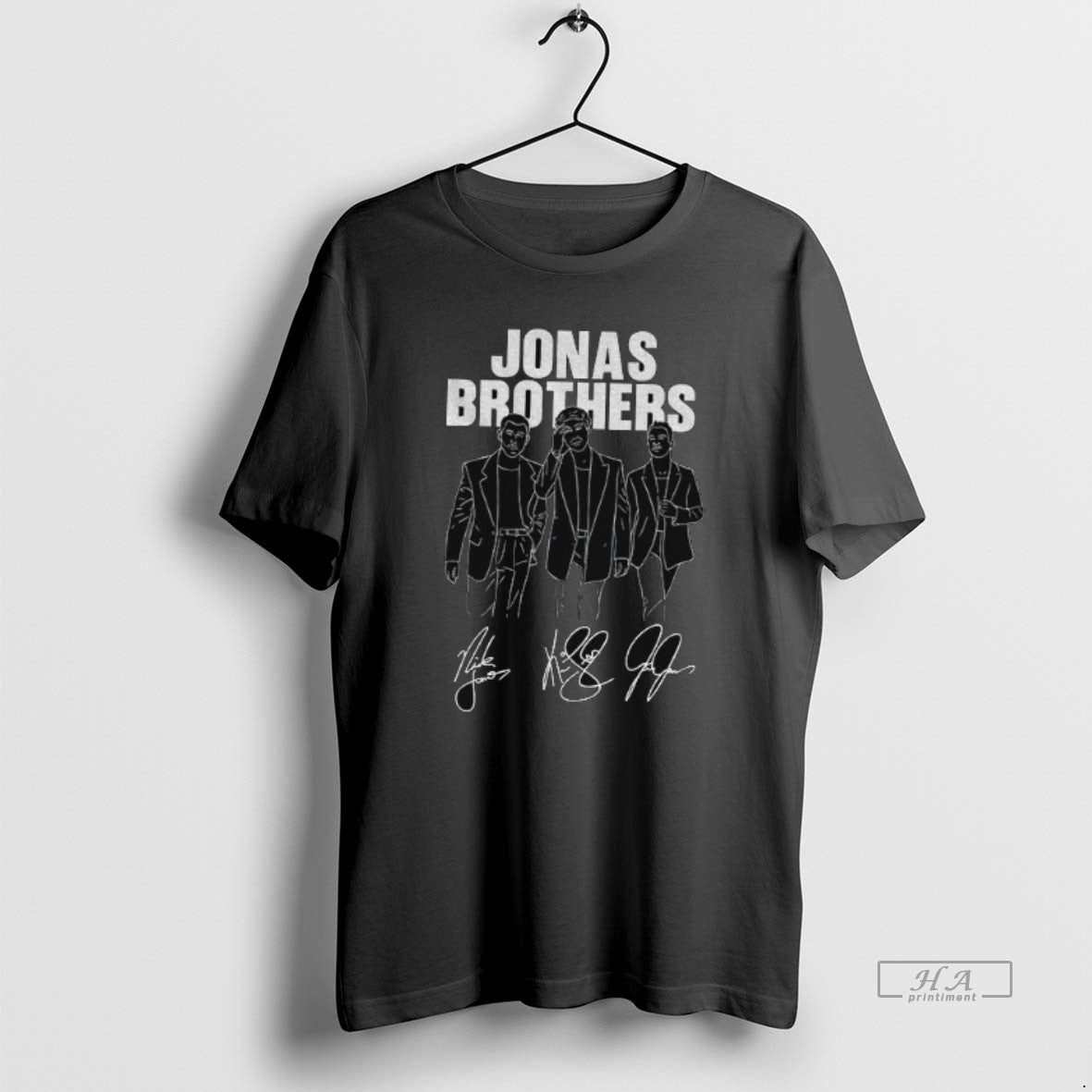 Official Trendy Jonas Brothers Outline Drawing Signatures