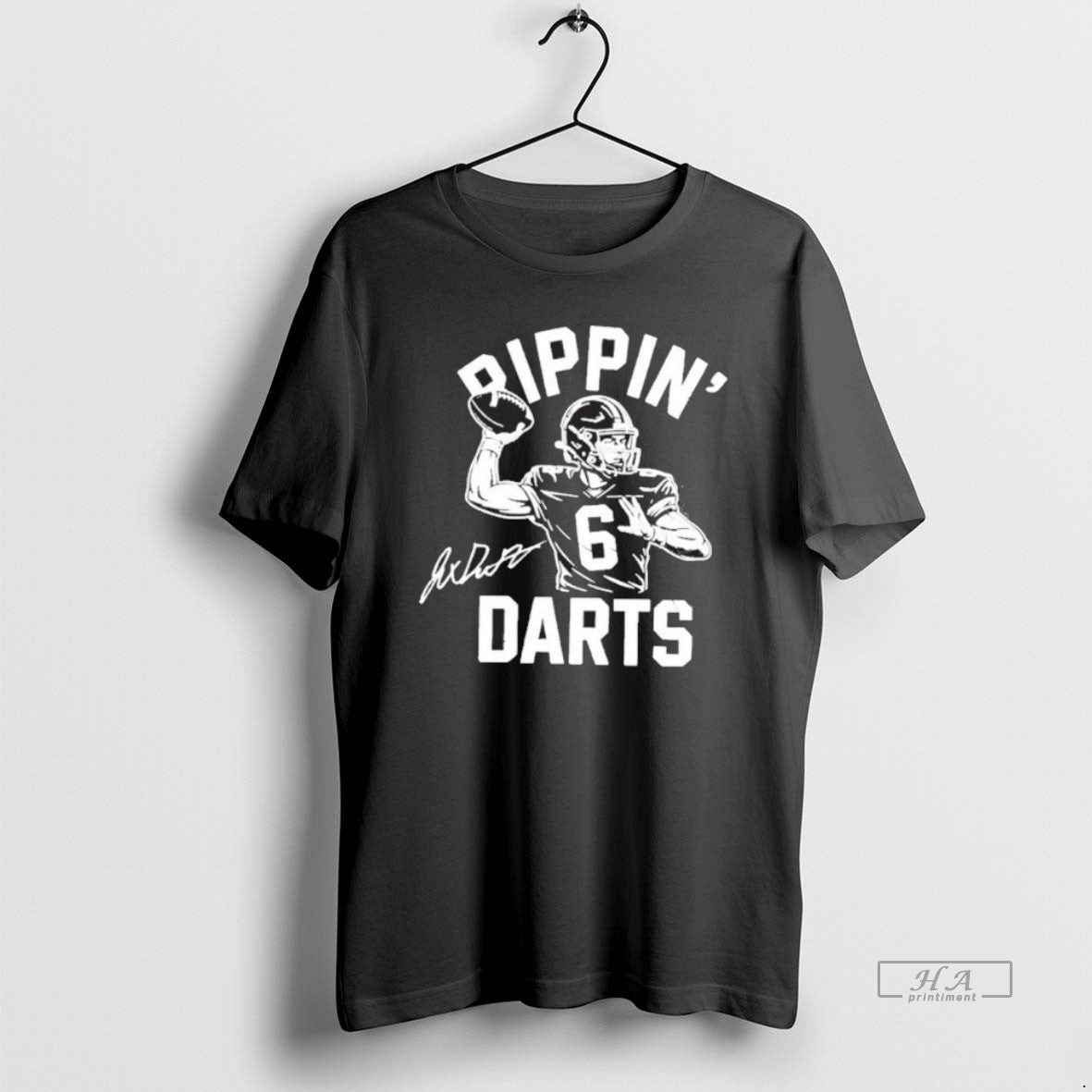 Official Trendy New York Giants Ripping Jaxson Dart Signature