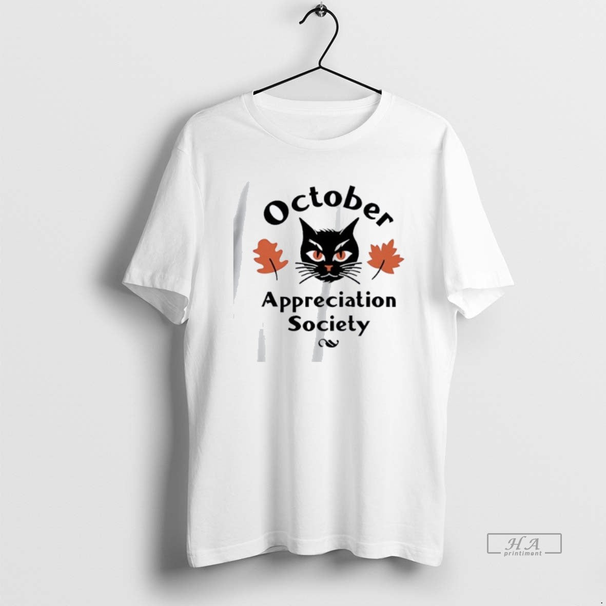 Official Trendy October Appreciation Society Black Cat