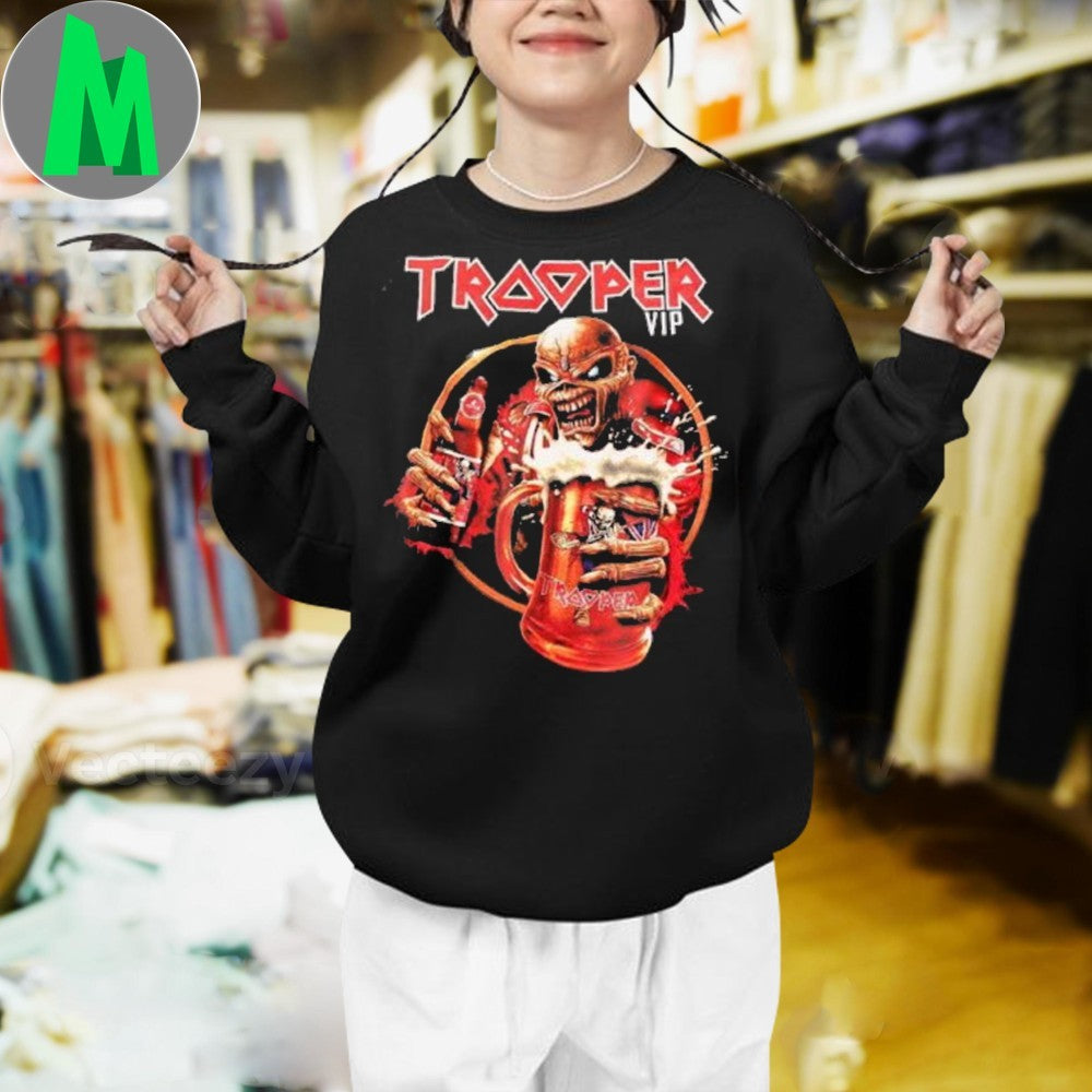 Trooper Iron Maiden 2025 Helsinki Keikan VIP On June Lahjakassi x Paita VARATTU JERRYLLE Shirt