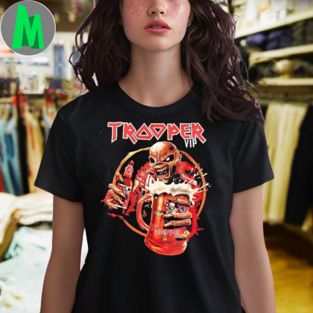 Trooper Iron Maiden 2025 Helsinki Keikan VIP On June Lahjakassi x Paita VARATTU JERRYLLE Shirt