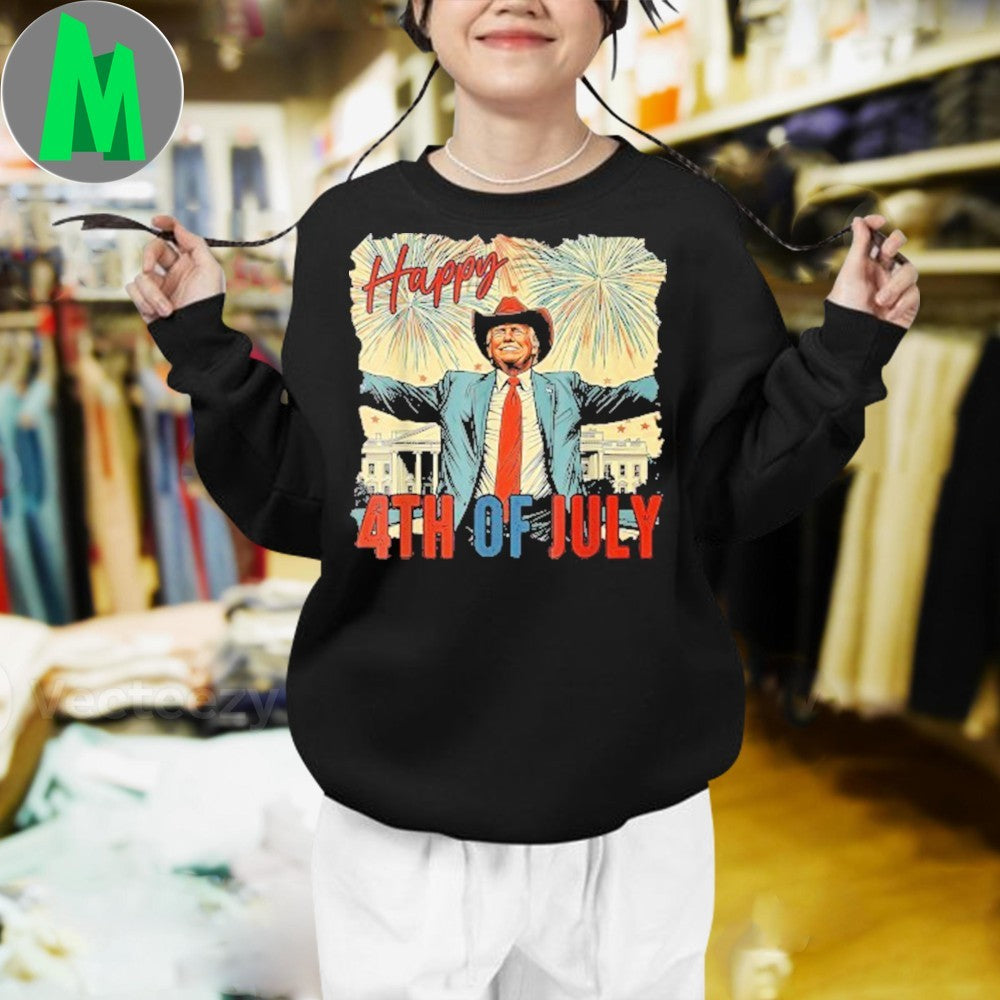 Trump Happy 4th Of July Independence Day Shirt