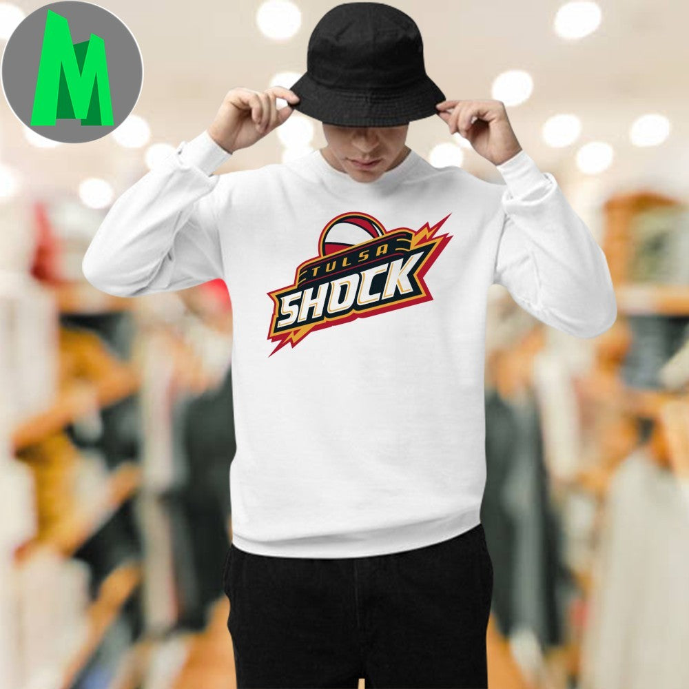 Tulsa Shock WNBA Team Logo Basketball T-Shirt