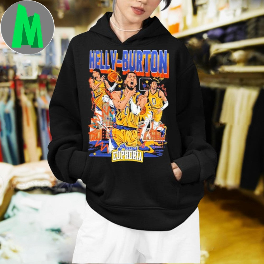 Tyrese Haliburton Choke Helly Burton NBA Indiana Pacers Basketball Graphic T-Shirt