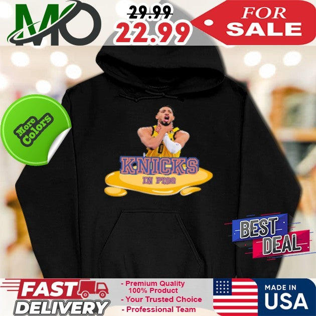 Tyrese Haliburton Knicks In Piss Choke Funny Basketball Fan T-Shirt