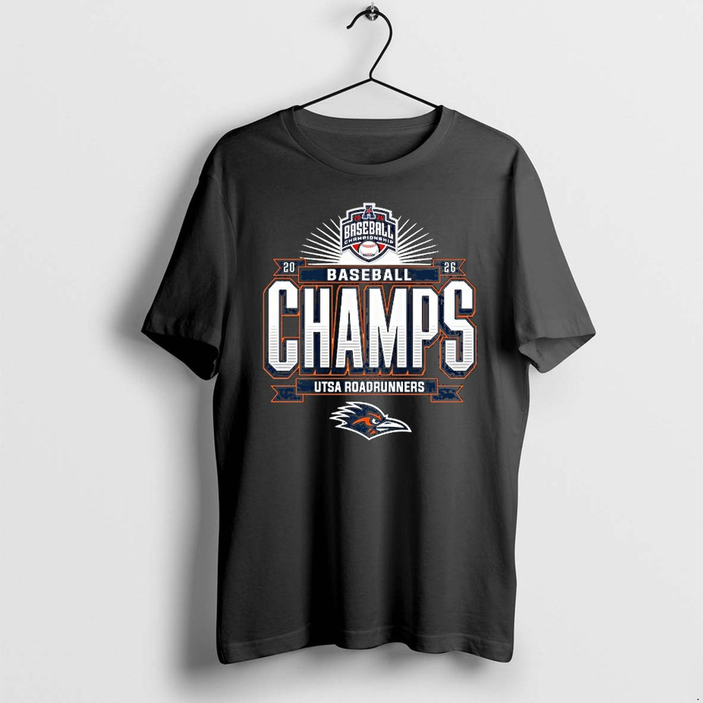 Official Utsa Roadrunners 2026 American Baseball Conference Tournament Champions T Shirts