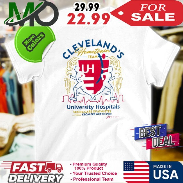 University Hospitals Cleveland Running City Hometown Athletes Sports Fan Shirt