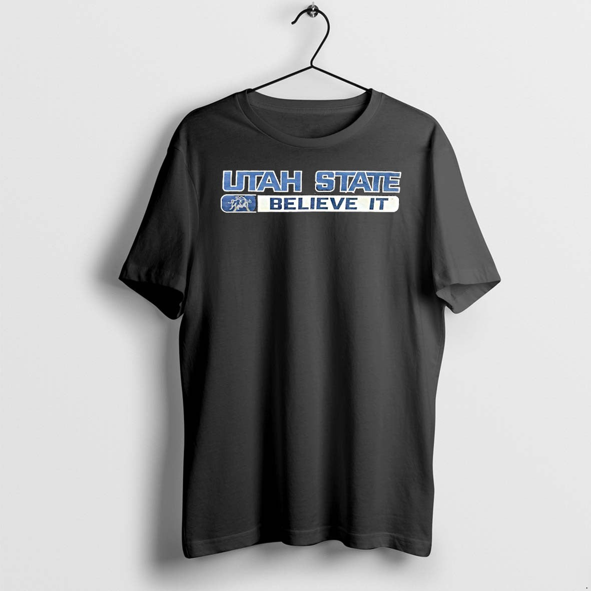Official Utah State Aggies Believe It Bull Logo T Shirts Jpg
