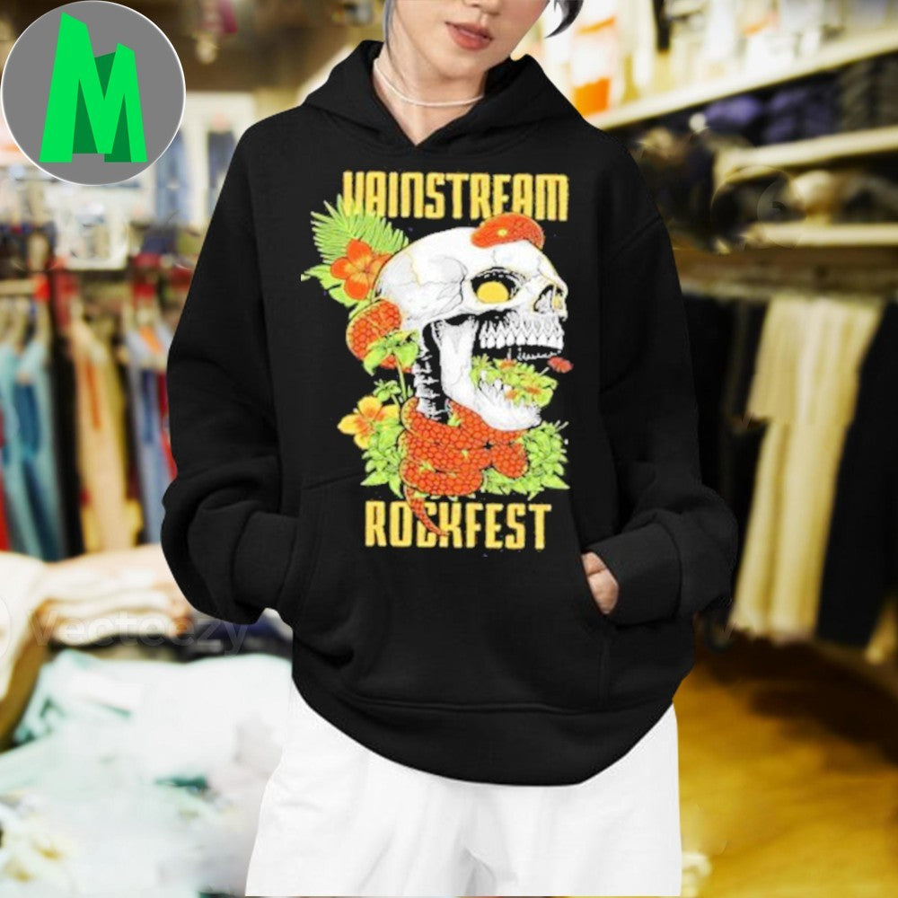 Vainstream Rockfest Tropical Skull Graphic T-Shirt