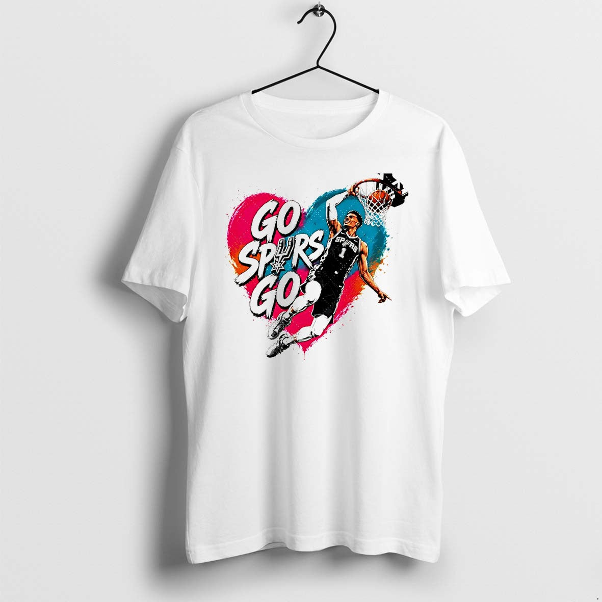 Official Victor Wembanyama Go Spurs Go San Antonio Spurs Basketball Game Day 2026 T Shirts
