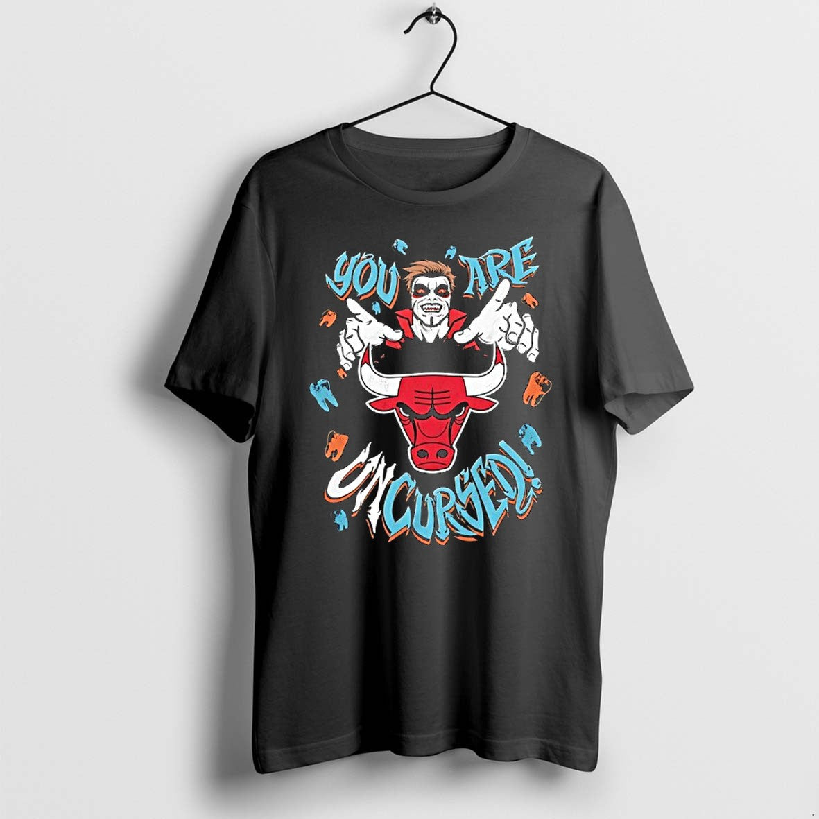 Official Wwe Drops Danhausen X Chicago Bulls You Are Uncursed T Shirts Jpg