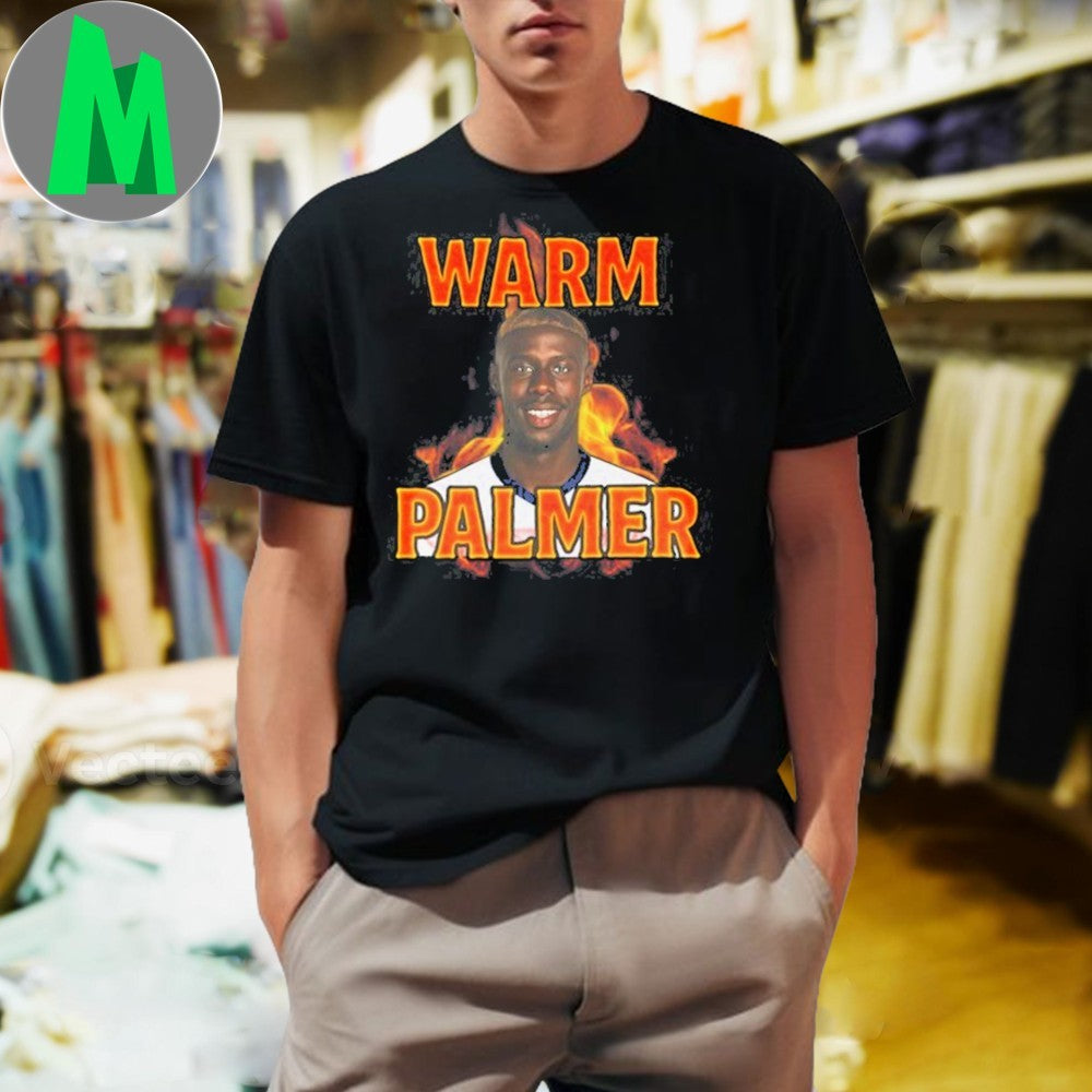 Warm Palmer T-Shirt Funny Basketball Player Parody Humorous Graphic Tee Novelty Apparel