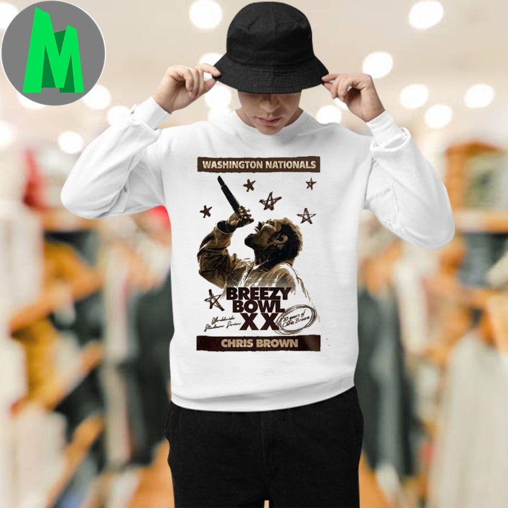 Washington Nationals Chris Brown Breezy Bowl XX Graphic T-Shirt